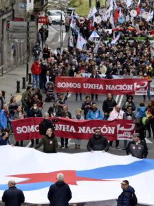 Manifestación Vía Galega